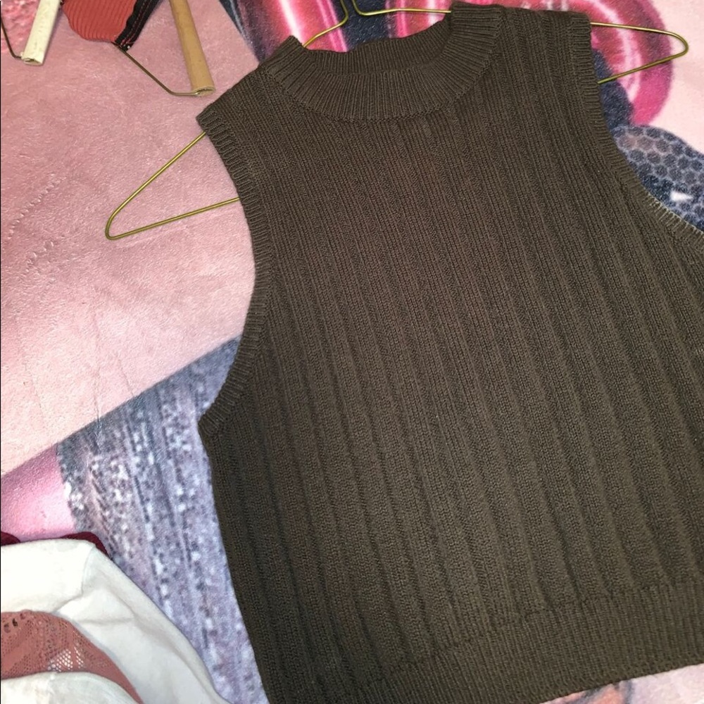 Olive Green Halter Top